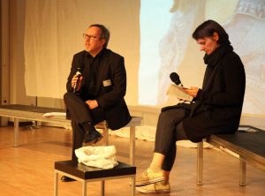 Jochen Meißner (Endjury), Silvia Vormelker (Vorjury). Bild: Tom Ben Guischard.