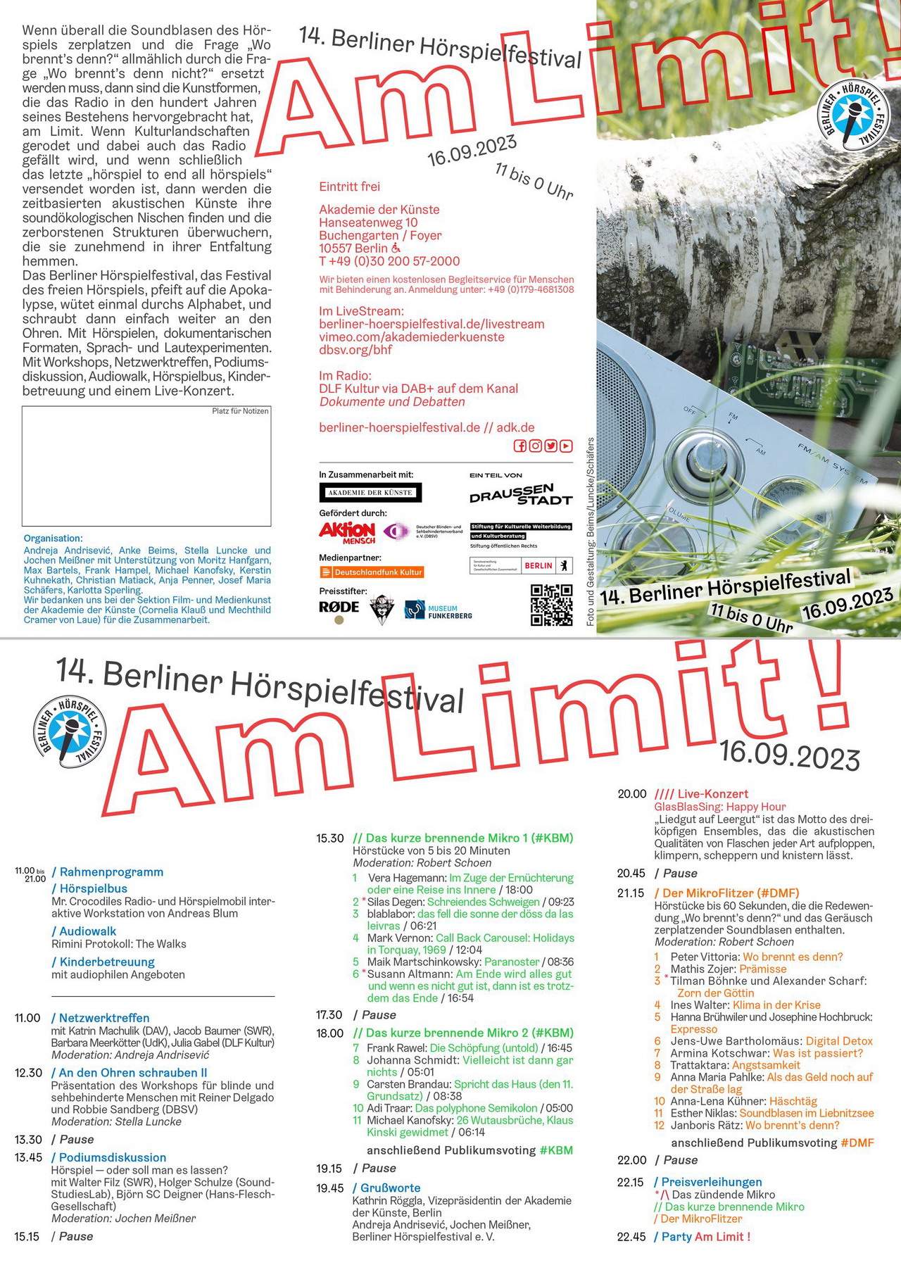 BHF2023 - Programm-Flyer